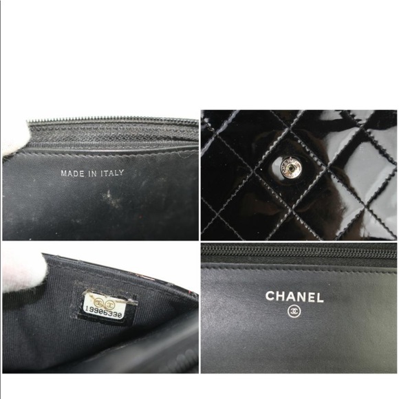Patent Leather black Chanel quilted WOC - Picture 2 of 8